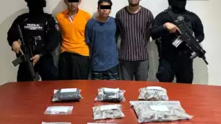 Tres hombres fueron detenidos en posesión de drogas en Tulum