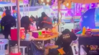 La detención de los sujetos se hizo dentro de la feria.