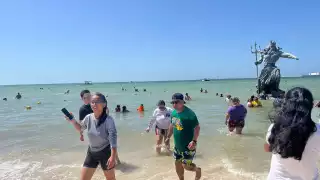 Pese a clausura, Poseidón sigue en Progreso: EN VIVO