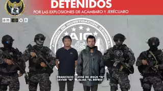 FGE detiene a responsables de las explosiones de Acámbaro y Jerécuaro.