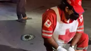 El occiso aún recibió atención médica en el lugar del accidente.