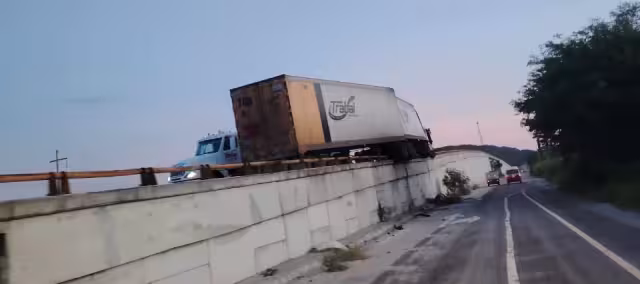 Al lugar llegó personal de la Guardia Nacional