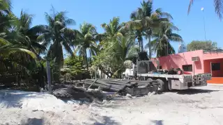 El terreno permanece clausurado y aún es incierto si la obra se podrá retomar o no