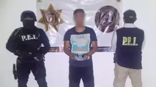 Elementos de la Policía Estatal identificaron al sujeto gracias a información brindada por las autoridades de los tres estados