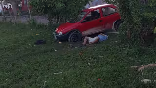 Personal de la SSC acudió y paramédicos de la Cruz Roja atendieron al conductor