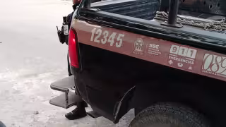 La Policía llegó al lugar de los hechos pero no contaba con una orden.