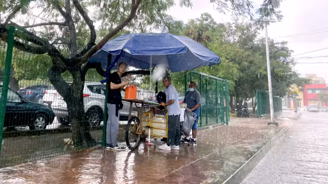 Ayer se registraron algunas precipitaciones en la ciudad de Cancún