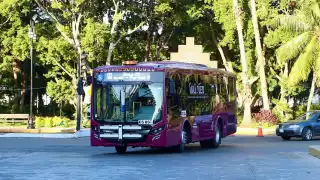 Es la primera ruta a excepción de la del Periférico que es color guinda