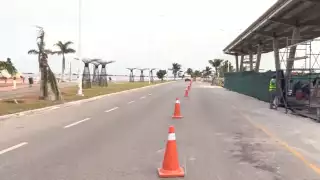 Del 14 al 21 de octubre, se realizarán trabajos de adecuación en el malecón de Campeche