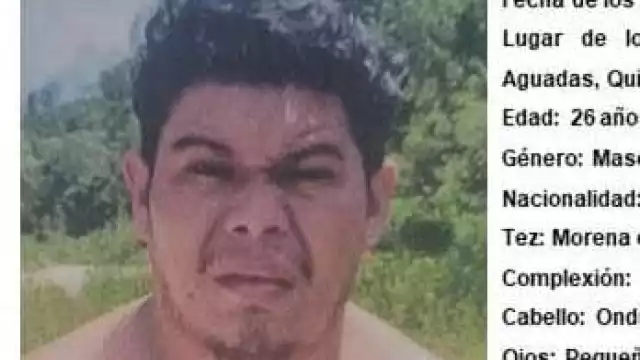 La persona fue identificada como David Azael Acosta Witzil, de 26 años.