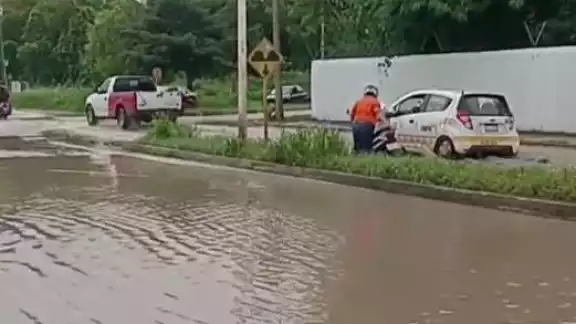 Lluvias siguen en Chetumal