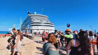Hasta este momento del 2024, han arribado al puerto 179 mil 164 turistas a bordo de navíos