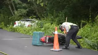 Un muerto y tres accidentes en la carretera libre Campeche–Seybaplaya este 29 de agosto
