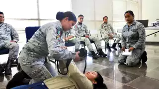 Continúa la capacitación en el Aeropuerto Internacional de Campeche para evacuar y proteger a usuarios y personal en caso de emergencias.