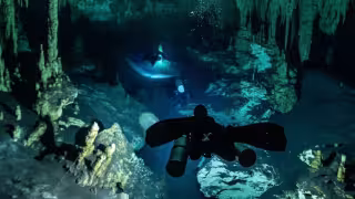 El sistema Sac Actún está integrado por cientos de kilómetros de pasajes subacuáticos que conectan a más de 200 cenotes