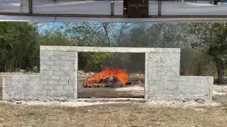 Se incineraron drogas aseguradas en los últimos meses en Yucatán