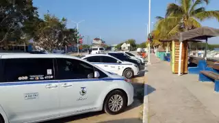 Sindicato de taxistas demuestran su apoyo por ser buen líder