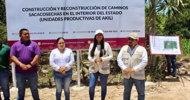 Yucatán consolida obras en beneficio de campesinas y campesinos