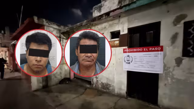 Los detenidos fueron Julio “N” y Antonio “N”, padre de 6 menores también rescatados