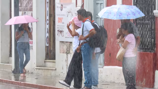 Habrá fuertes lluvias a las temperaturas calurosas en Yucatán