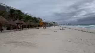 Huracán “Milton": Así amanece la Zona Hotelera con Alerta Amarilla