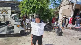 El pasado 6 de julio fueron capturados por los habitantes fueron amarrados y expuestos en la calle
