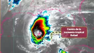 Rafael se degrada a Tormenta Tropical; ocasionará lluvias fuertes en toda la Península de Yucatán