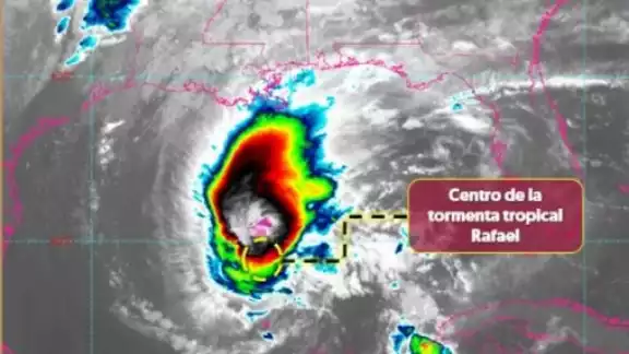 Rafael se degrada a Tormenta Tropical. Rafael se degrada a Tormenta Tropical.