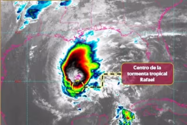 Rafael se degrada a Tormenta Tropical.