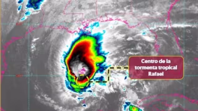 Rafael se degrada a Tormenta Tropical.