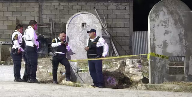 La zona fue acordonada por agentes estatales para evitar curiosos