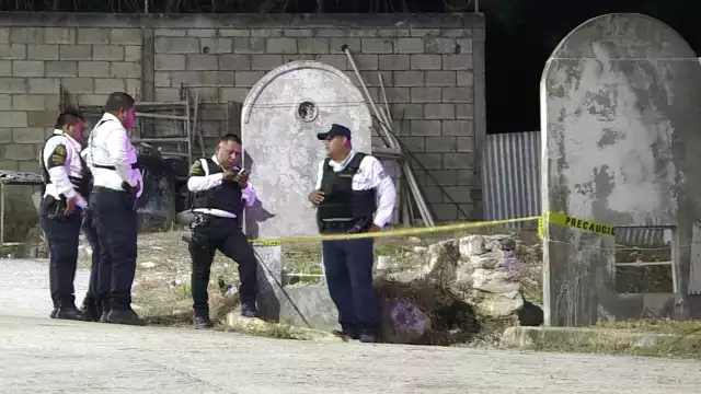 La zona fue acordonada por agentes estatales para evitar curiosos