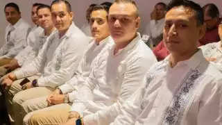 El exdirector de la policía Estatal preventiva acudió al Informe de Gobierno de Layda Sansores