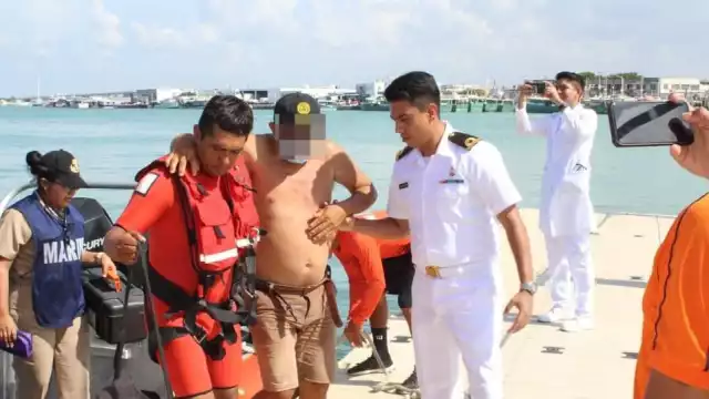 El pescador presentaba fuerte dolor abdominal
