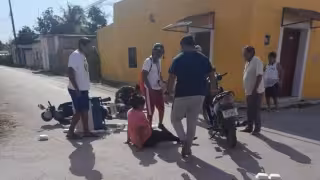 Repartidor de tortillas provoca accidente en Seybaplaya