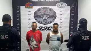 Los detinos fueron identificados como Brian Alfredo “N”, de 21 años, y Raimundo “N”, de 31 años