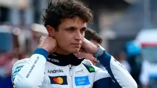 Lando Norris tras la victoria en México