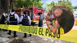 Incendio en una vivienda de  Playa del Carmen deja a un hombre lesionado y un menor intoxicado