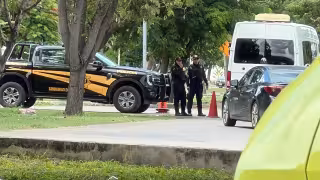 Sale del hospital “El Marce” luego del atentado en Montes de Amé, Mérida
