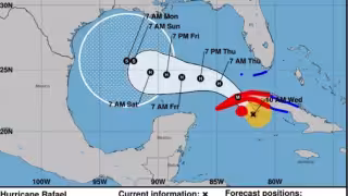 Huracán Rafael, propiciaría lluvias en Campeche este viernes