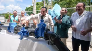 Mérida mejora su abasto de agua potable con nueva infraestructura en la colonia Nora Quintana