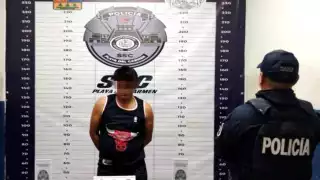  Detienen a un sujeto por  lesionar a su esposa a “palazos" en  Playa del Carmen