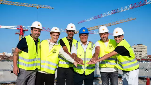 Una visita muy singular, durante la remodelación