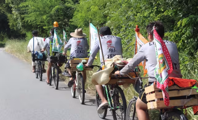 Tixkokob abrió camino hace casi tres décadas a la peregrinación ciclista hacia la Basílica
