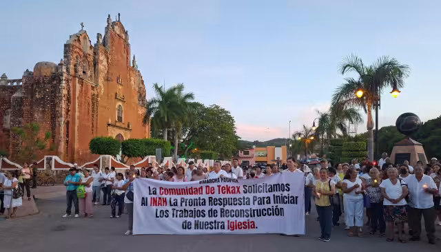 Parroquia de San Juan Bautista sigue cerrada y desata nuevas protestas en Tekax