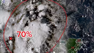 Posible ciclón toma fuerza en el Golfo: ¿qué efectos tendrá en Campeche?