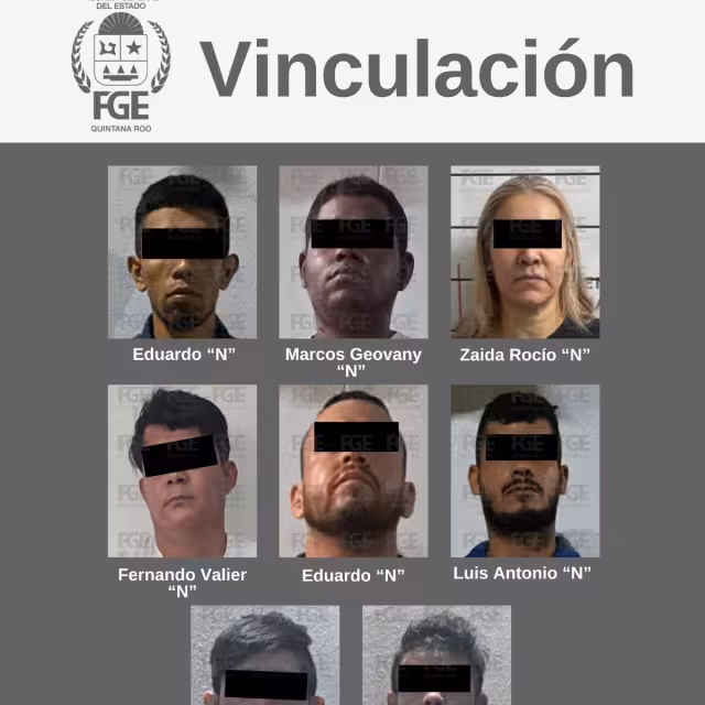 Tres de los ocho vinculados enfrentarán su proceso en el Cereso.