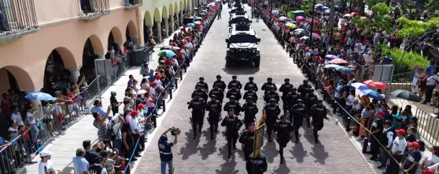 La SSP Yucatán arrancó con el desfile en Mérida
