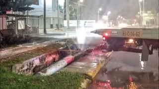 Anuncia corte de agua por accidente vehicular en Campeche