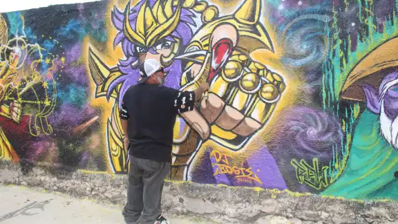 El colectivo Vieja Escuela Yucatán cambia el grafiti de confrontación por mensajes de superación El colectivo Vieja Escuela Yucatán cambia el grafiti de confrontación por mensajes de superación